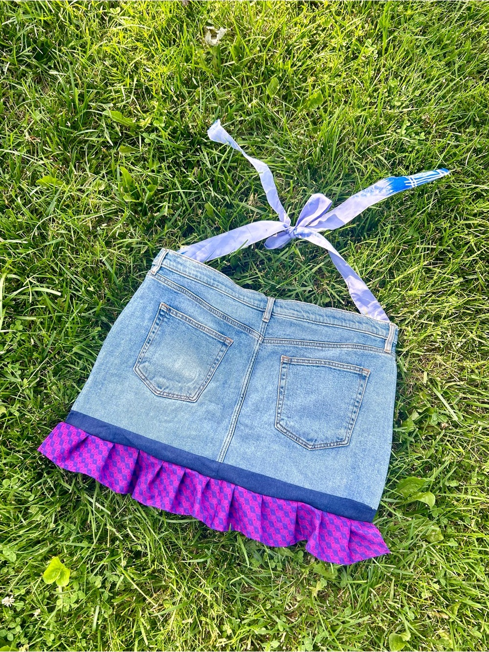 Upcycled Jean Apron